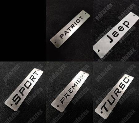 jeep patriot metal paspas logosu