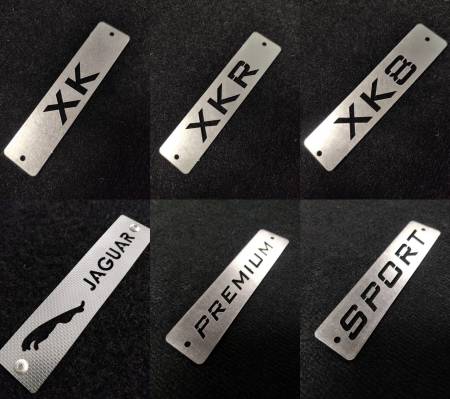 jaguar xk xk8 xkr metal paspas logosu